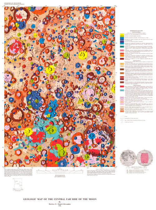 jesuisperdu:  reginasworld:  Images from the Geologic Atlas of the Moon  art i wish i made