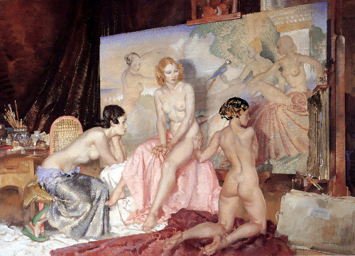 Models for Olympians by Sir William Russell Flint (1880-1969)