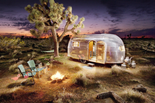 oldsmokeys:  “Airstream Trailer: Home on the Range” by Eric Curry. 