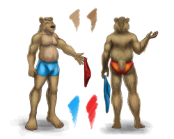 Dwight The DadbearCommission work for ArctheDurgonhttps://www.deviantart.com/arcthedurgonHis OC, Dwight, changing undies for you.What do you think~?Posted using PostyBirb