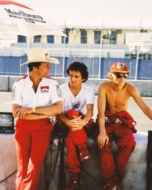 Niki And One Of His Besties (Alain Prost) ✨️