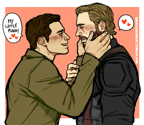 umikochannart: It’s been a while since I drew normal Stucky wheww–