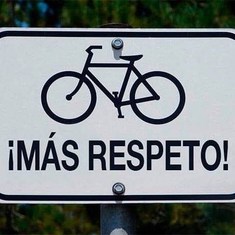 javi-ballestero: #masrepeto #morerespect #biking #cycling #sign #señal www.instagram.com/p/B