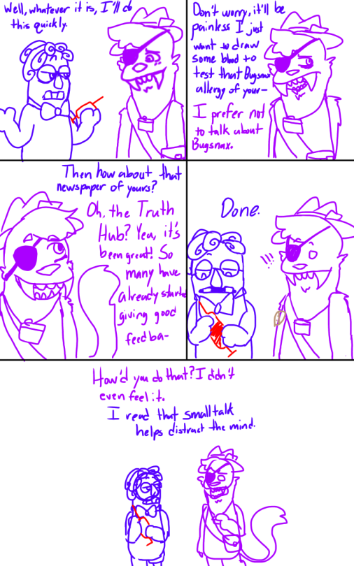 This Is A Story Following The Events After The Bugsnax Games Ending. The Journalist, Buddy, And Their