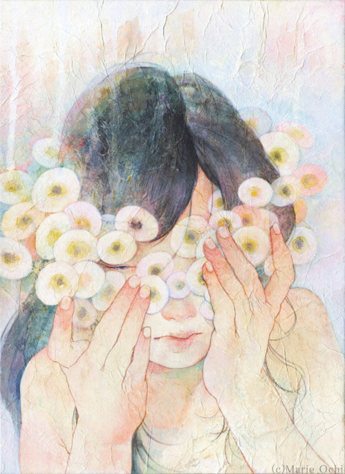 red-lipstick:  Marie Ochi aka Orijiiro (Japanese)    Paintings: Watercolors 