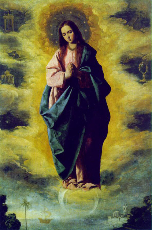 The Immaculate Conception, 1635, Francisco de ZurbaranMedium: oil,canvas