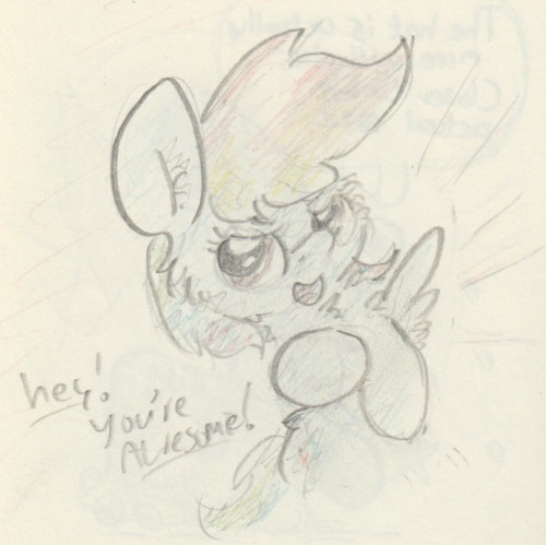 slightlyshade:  Here’s an important announcement from your friendly neeeeighbourhood Rainbow Dash. (It’s a 5minute graphite sketch with a ‘magic’ pencil, but the message is surely important!)  x3 <3