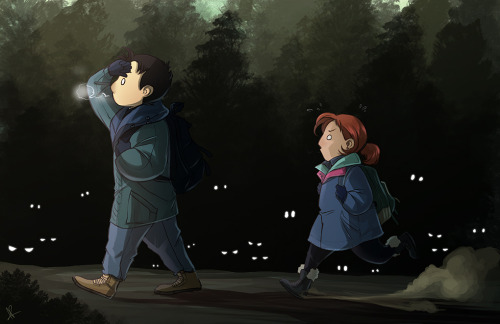 pugletto: S1;E20 I really wanted to draw Scully’s ugly jacket. But also I needed to make a poi