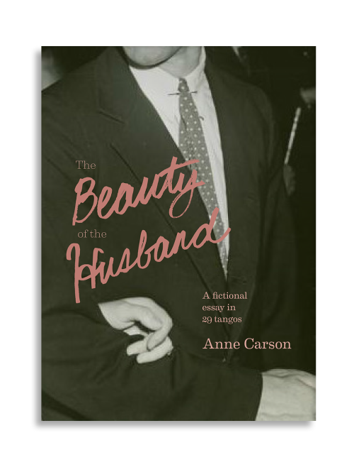 A painful and unsettling poetry cycle, The Beauty of the Husband by Anne Carson, was the next book c