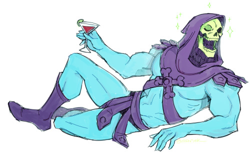 gullshriek:sometimes, you just gotta draw skeletor