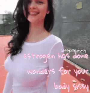 Asissycalledpoppy:sissy Loves It When Her Boobies Jiggle 🤭🥰