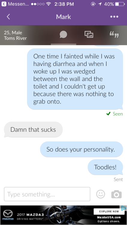 wuh2k: fuckboysasfarastheeyecansee: I’ve been going for the gross-out instead of the scolding 