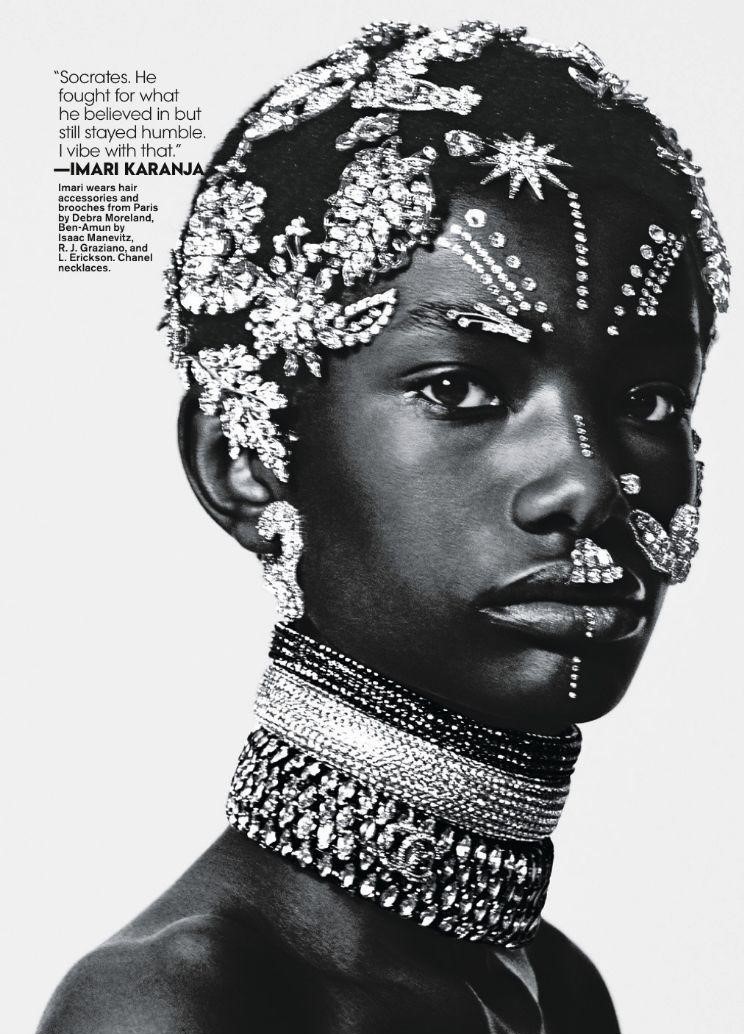 midnight-charm:  “Model Muses”Imari Karanja photographed by  Daniel Jackson for