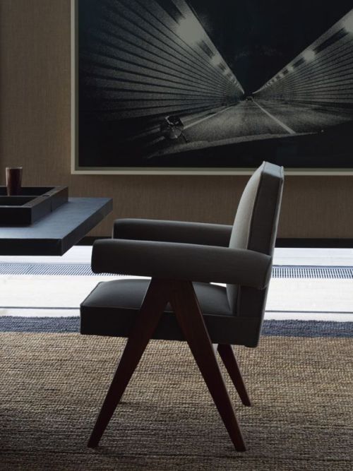scandinaviancollectors: London Neo Bankside Penthouse interior by Studio Reed: Committée armchair fr