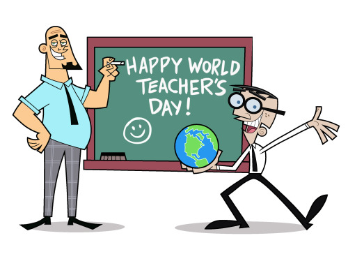 butchhartman: Happy World Teacher’s Day! Hope you have better teachers than Mr. Lancer and Mr.