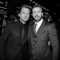 ohyesmarvel:Sebastian Stan and his Captain