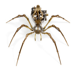 creaturesfromdreams:  fer1972:  Steampunk Spiders by Christopher Conte  —-x—- More: | Sculptures | Random | 