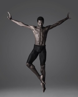 ohthentic:  pas-de-duhhh: Calvin Royal III dancer with the American Ballet Theatre Photographed by Nisian  Oh