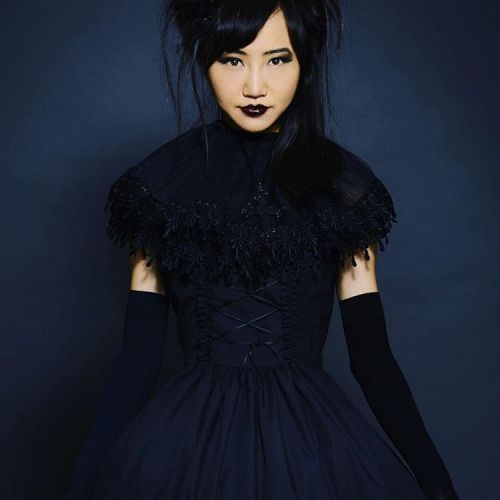 the-gloomth:Ellie wearing Gloomth’s Valance dress in black. Photo by Chiarophoto. This dress 