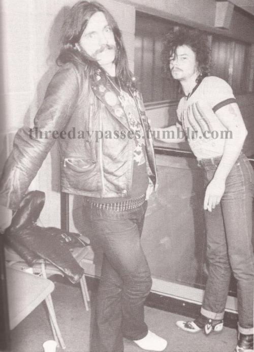 Lemmy and Phil (Motorhead, Alan Burridge. Babylon Books, 1981)