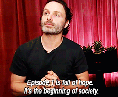ricktatorshipxo:  Andrew Lincoln ruins any hope Walking Dead fans had for feeling