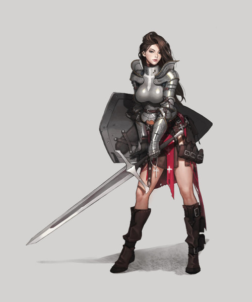 Game Concept Art_Paladin  choe yera www.artstation.com/artwork/L2J8ZR