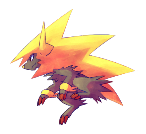 actual-drawings: Mega Manectric is the coolest