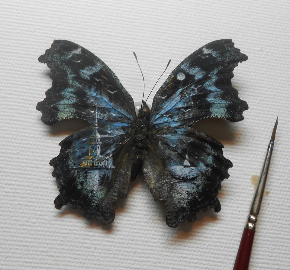 fer1972:  Intrincated (and Unbelievable) Paintings on Butterflies by Hasan Kale NOW,