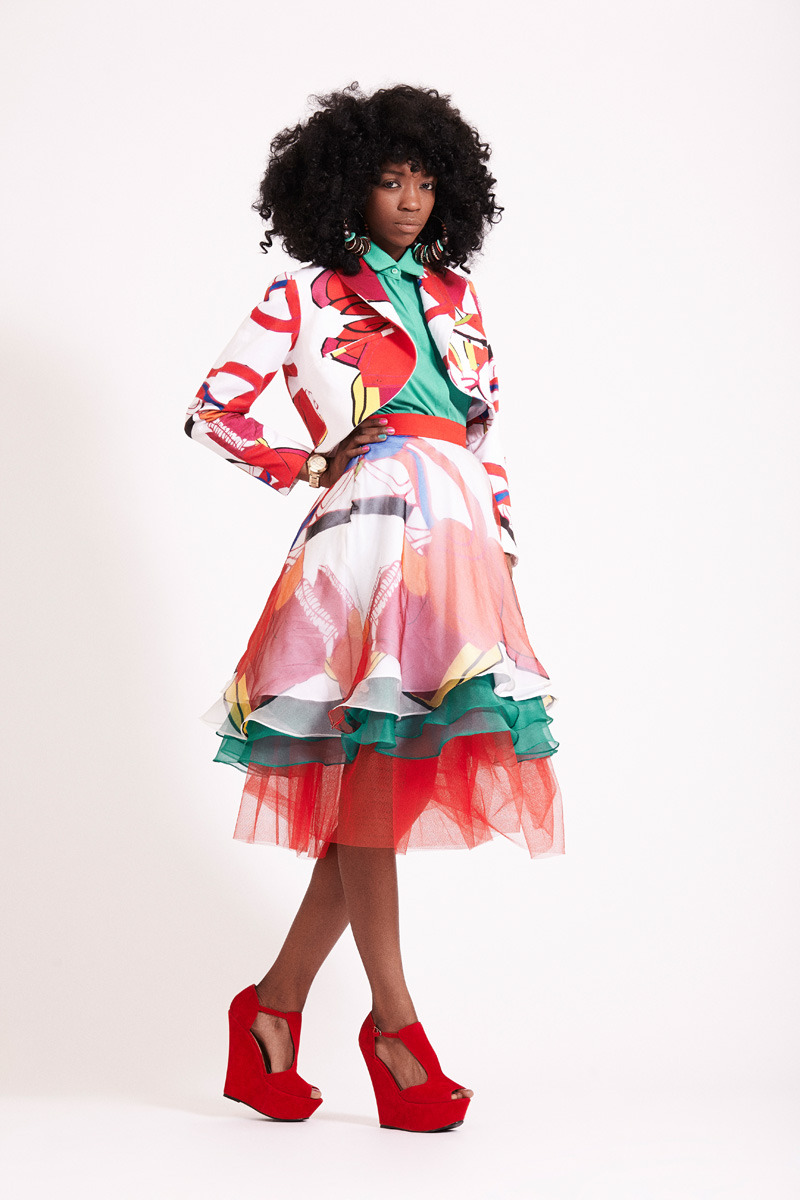 blackfashion:  Ss15 collection outfit by Fashion Designer: Shara / Model - Imani