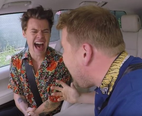 Porn vjbrendan:    Harry Styles Carpool Karaoke photos