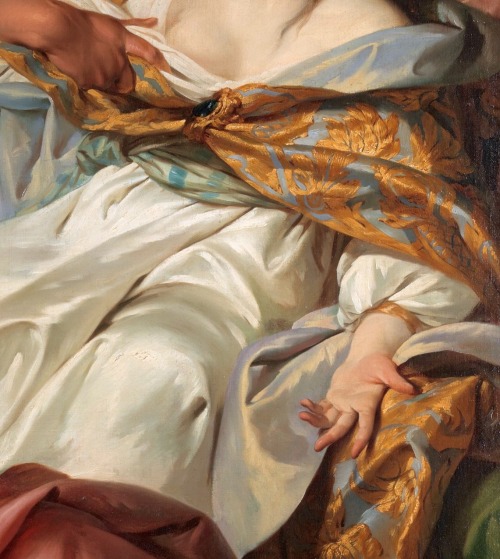 the-garden-of-delights:“The Death of Harmonia” (c. 1740-1741) (detail) by Jean-Baptiste Marie Pierre