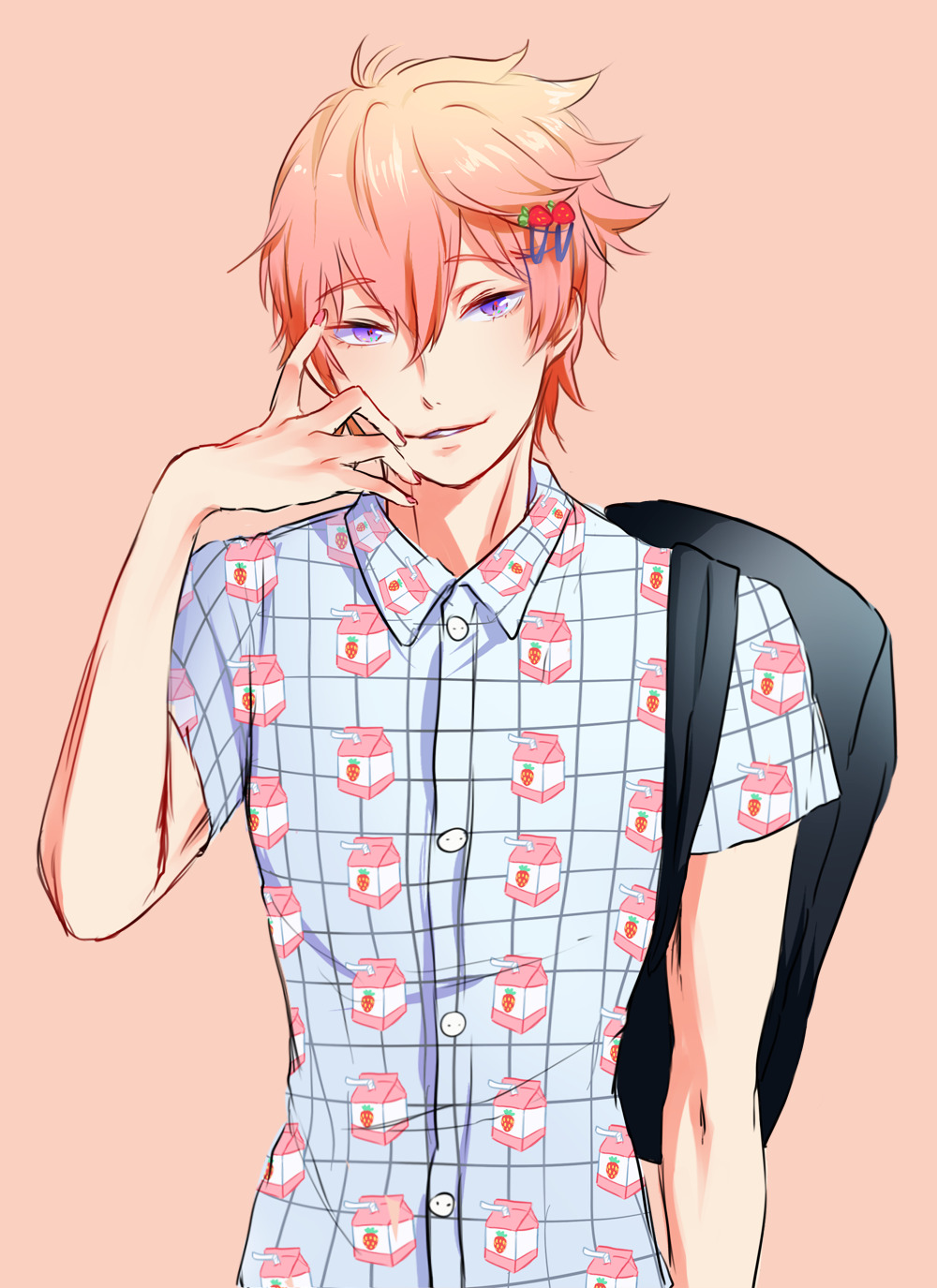 haruuuka:  do u think kisumi would like strawberry flavored things cuz…. yes