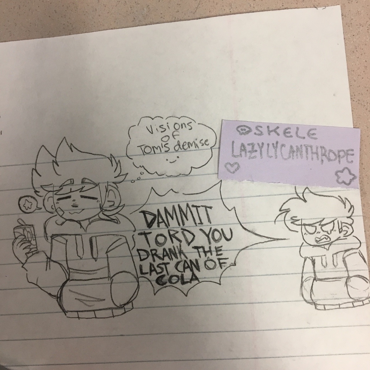 lazylycanthrope:  more Eddsworld doodles !!also a note; Larry is one of my IDs !!TAKING