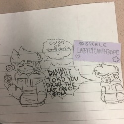 Lazylycanthrope:  More Eddsworld Doodles !!Also A Note; Larry Is One Of My Ids !!Taking
