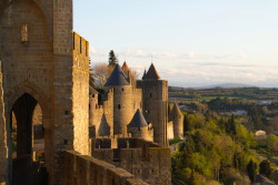 tiredmankiac:  Carcassonne at Sunset (102/365)