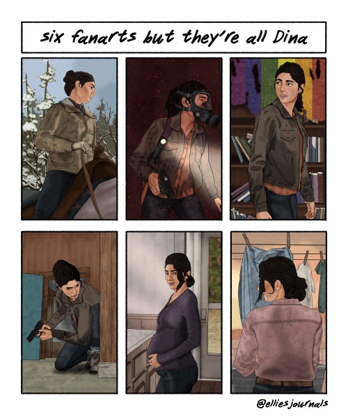 elliesjournals: Happy Last of Us Day! Large high res images of each Dina are under the cut! Afficher