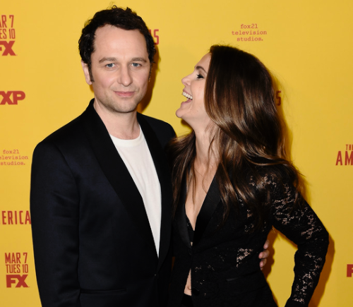 Keri Russell & Matthew Rhys at The Americans season 5 premiere at DGA Theater in NYC (Feb 25).