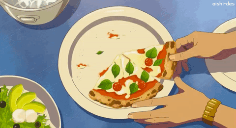 Anime Pizza GIF  Anime Pizza Girl  Discover  Share GIFs