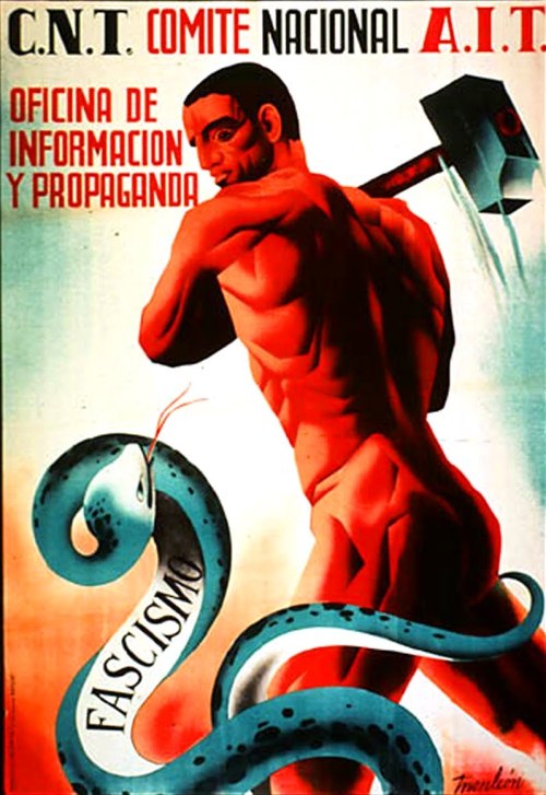 Manuel Monleón Burgos (1904-1976), CNT, National Committee AIT, Office of Information and Propaganda