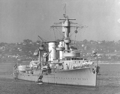 German cruiser “Karlsruhe” 28 March 1934 off San Diego, California