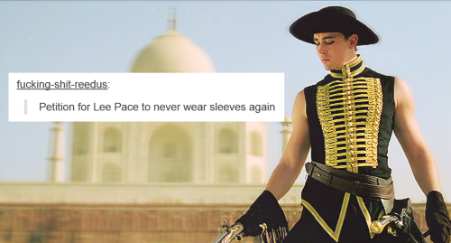 the-art-of-fangirling:Lee Pace + text posts