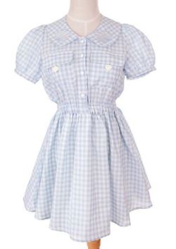 nymphetfashion:  Blue Or Red Gingham DressUse