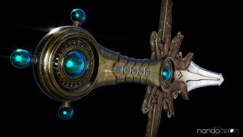 Eldpunk Sword: High poly model byNando CerónHigh-poly inspired by El'druin, the sword of justice wie