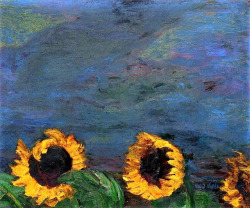 nobrashfestivity:  Emil Nolde, Blue Sky and