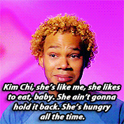 bakedpotatocouture:  The purest of loves: Kim + Food