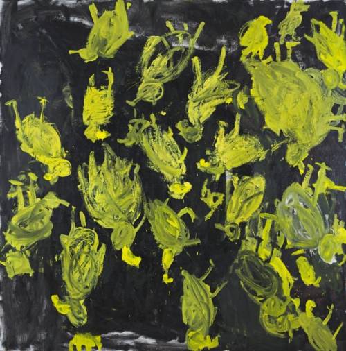 wtxch: Georg BaselitzWhere is the Yellow Milkjug, Mrs Bird? ,1989Oil paint on canvas