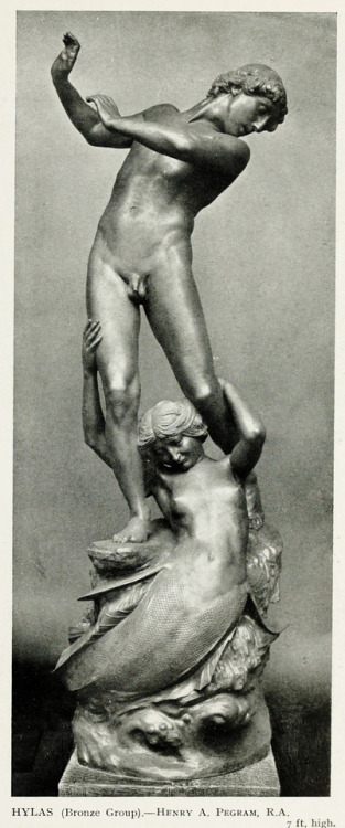 Henry Alfred Pegram RA (1862-1937), ‘Hylas’, “Royal Academy Illustrated”, 19