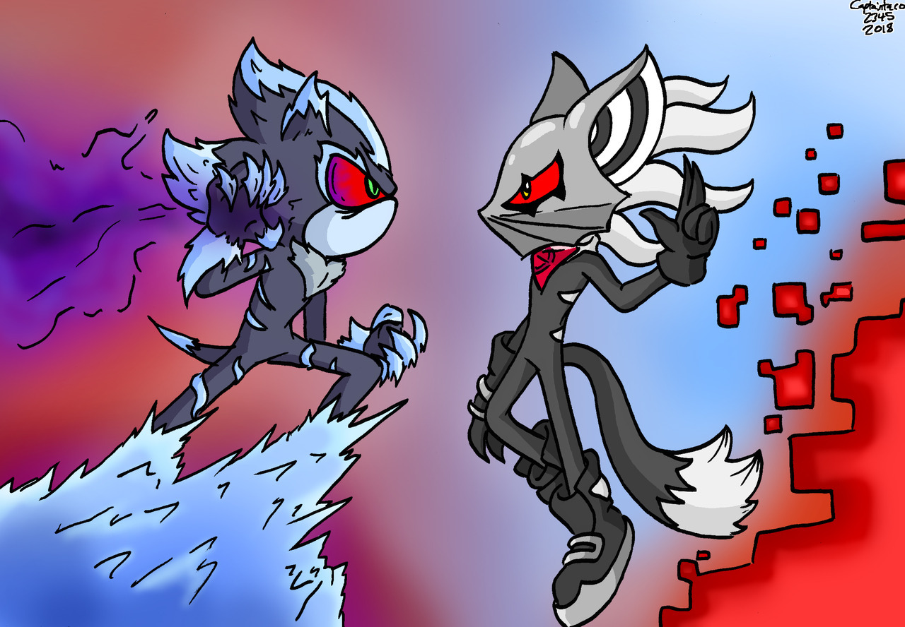 Mephiles the Dark from Sonic 06 vs Infinite from Sonic Forces. Two edgy villains