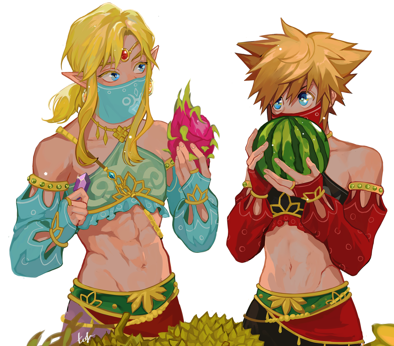 shuaitofu:   sora in gerudo town?