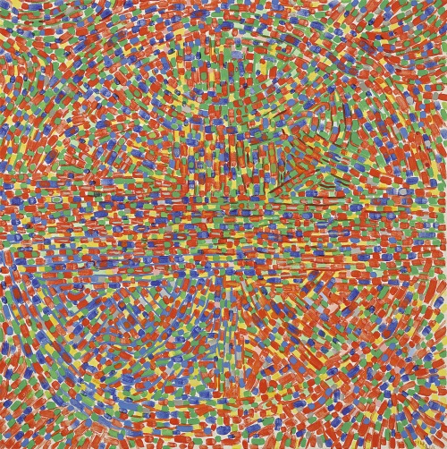 nobrashfestivity:Yu Youhan, 1991-3signed in Chinese and dated 1991, framedacrylic on canvas113 by 11